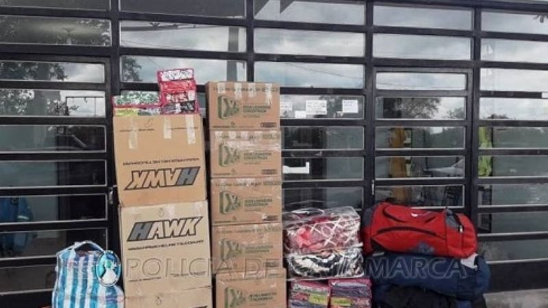 Incautan mercadería ilegal valuada en $100.000
