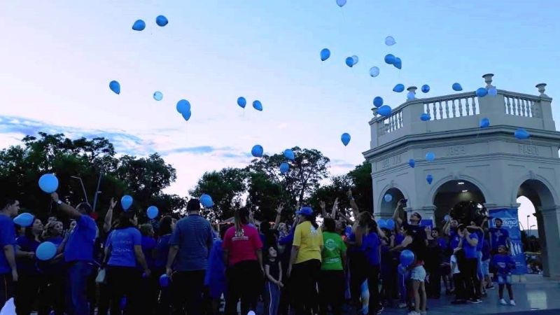 El Jardín del Senado se sumó a la caravana por el Día Mundial del Autismo