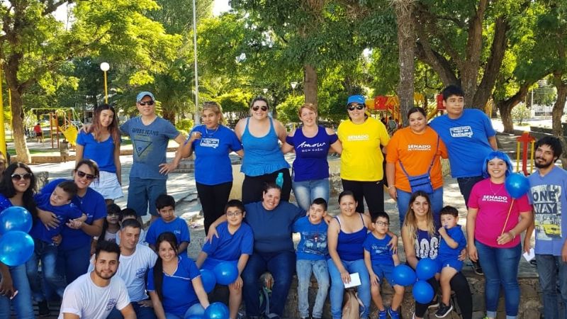 El Jardín del Senado se sumó a la caravana por el Día Mundial del Autismo