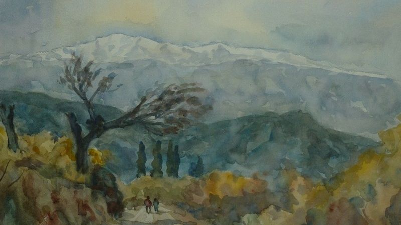 La muestra “Acuarelas y Poesías” se presenta en Pomán