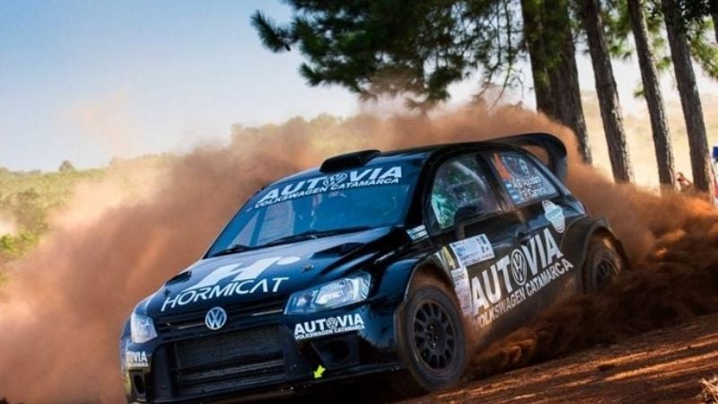 Augusto D’Agostini corre en Paraguay por el Sudamericano de Rally