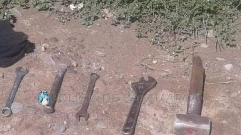 Lo arrestan con herramientas de dudosa procedencia