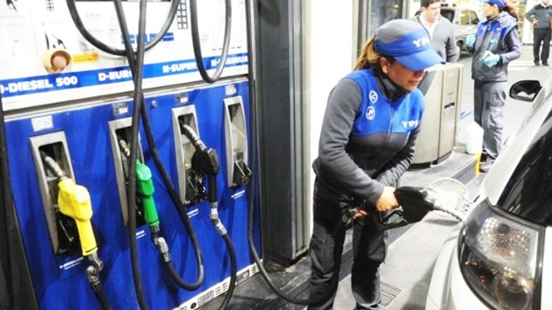 YPF aumentó 4% los precios de los combustibles en todo el país