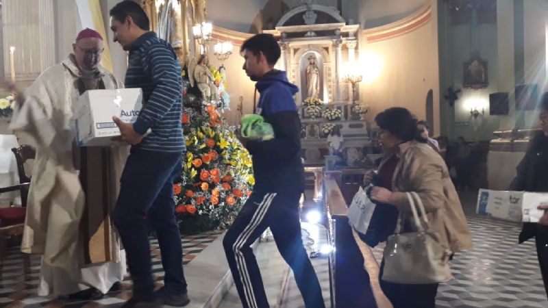 El ámbito de la salud le rindió homenaje a la Virgen