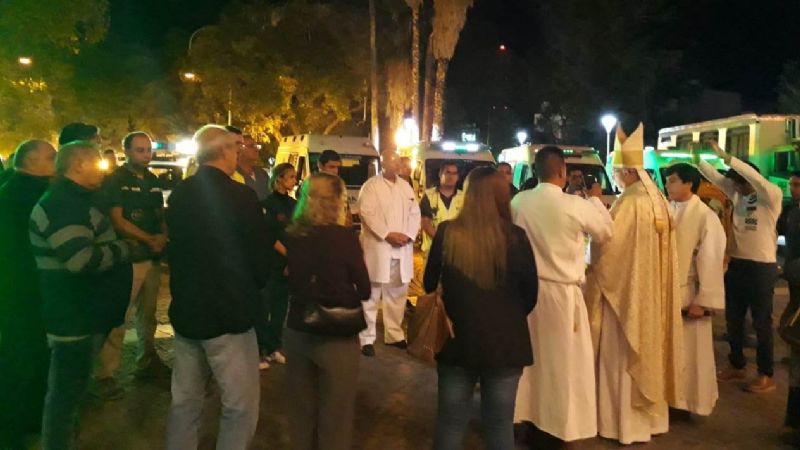 El ámbito de la salud le rindió homenaje a la Virgen