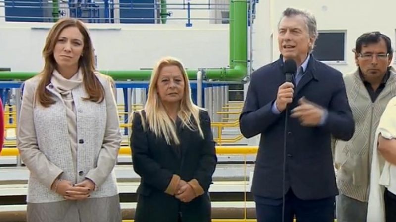 En tono electoral, Macri criticó el paro y pidió "no volver al pasado"