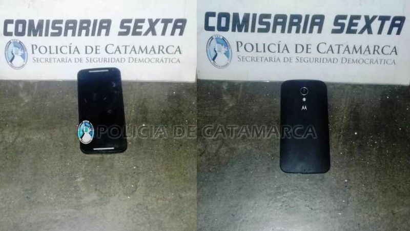 Le arrebató el celular a una mujer y lo atraparon