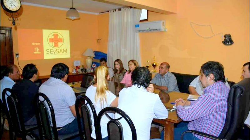 Nóblega presentó el proyecto del servicio de emergencia y salud