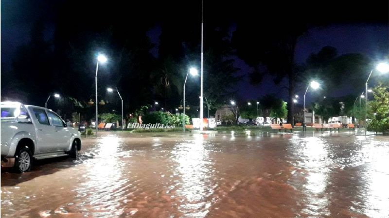 Intenso temporal azotó a Tinogasta