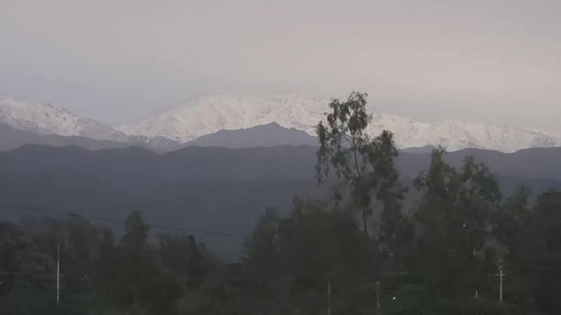 Catamarca amaneció con las montañas nevadas