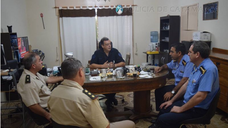 Autoridades de la Policía se reunieron con las Fuerzas de Seguridad Nacional