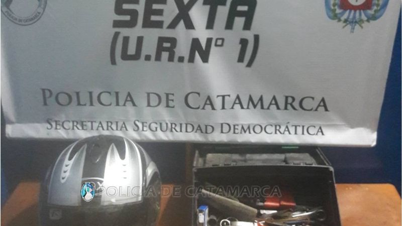 Aprehenden a un joven y recuperan elementos robados