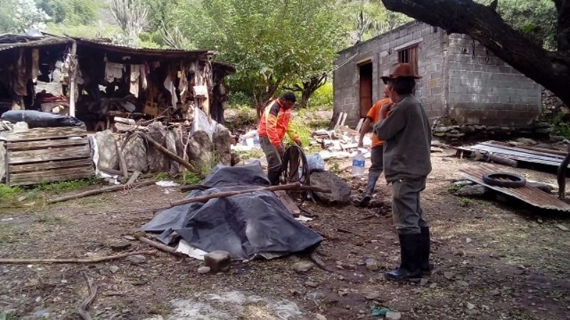 Sigue la asistencia a damnificados por la tormenta en el interior provincial