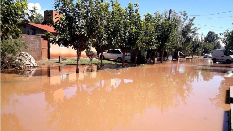 El intendente realizó un recorrido por las zonas afectadas