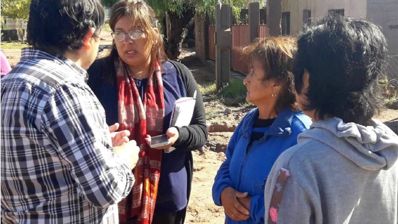 El intendente realizó un recorrido por las zonas afectadas