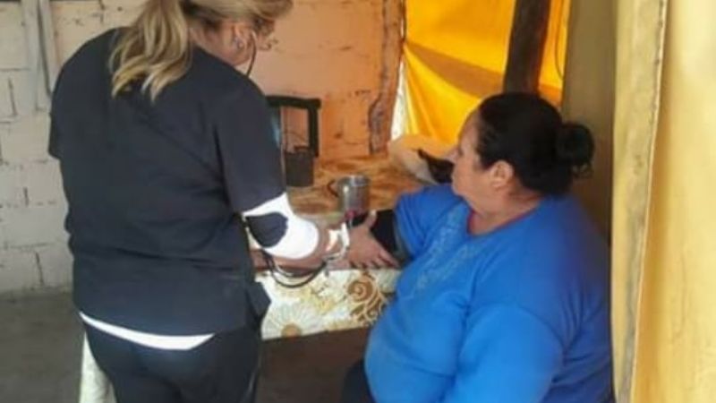 Asistencia sanitaria a damnificados por las lluvias en El Alto