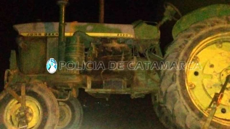 Secuestran seis camiones, un colectivo y un tractor