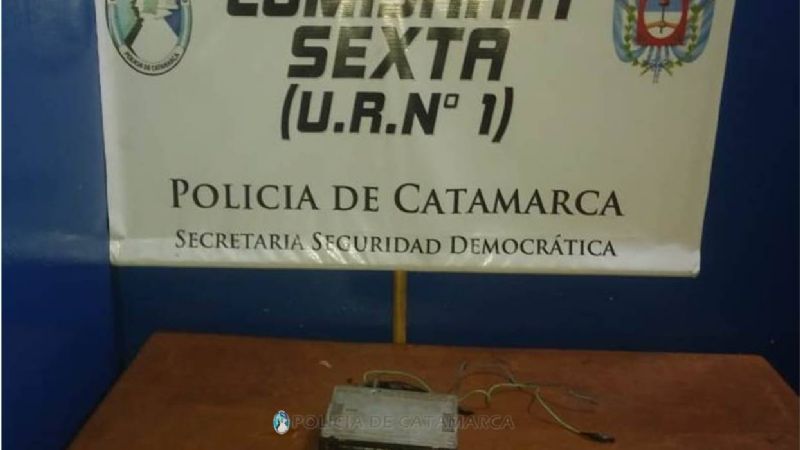 Aprehenden a un joven y recuperan un estéreo sustraído