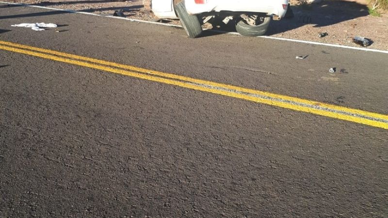 Violento vuelco en Tinogasta