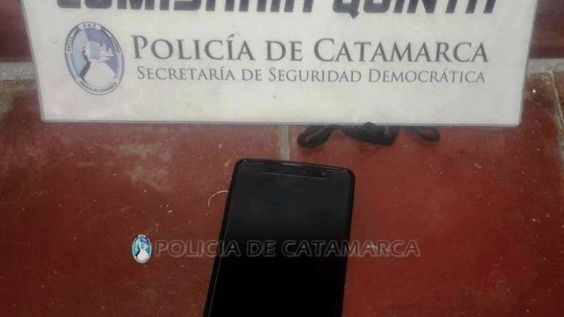 Aprehenden a un joven y recuperan un celular robado
