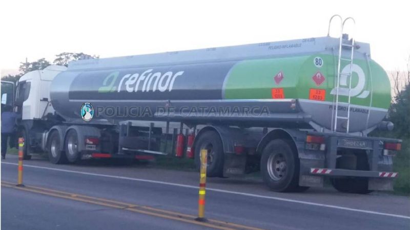 Conducía alcoholizado un camión de combustible