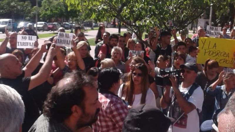 Manifestación contra el ajuste de Macri