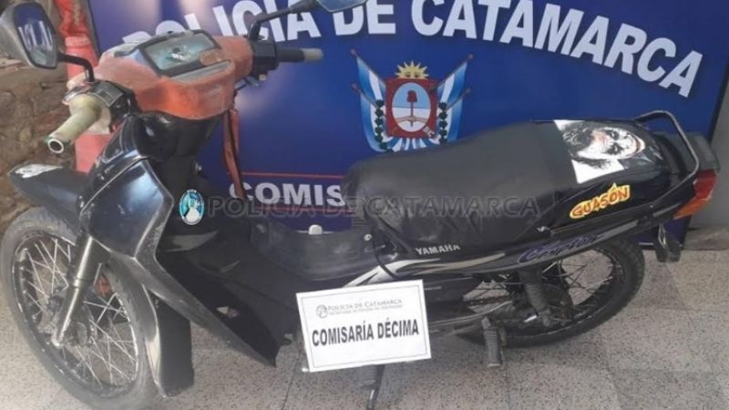 En una persecución secuestran una moto