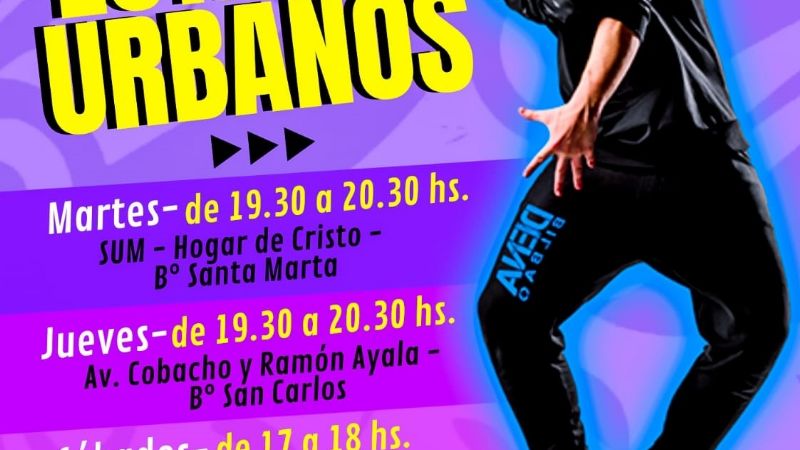 Clases gratuitas de Estilos Urbanos