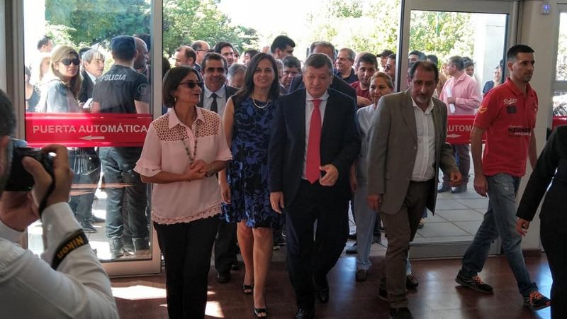 Lucía inauguró obras de remodelación en el hospital