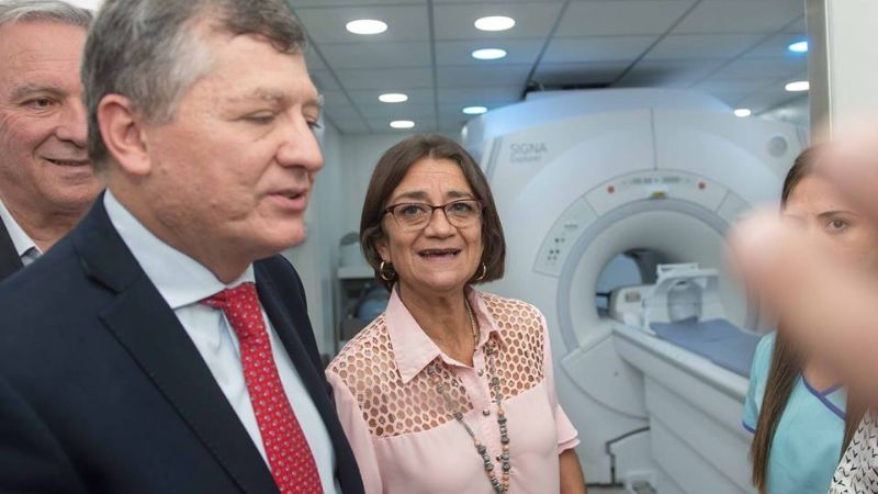 Lucía inauguró obras de remodelación en el hospital
