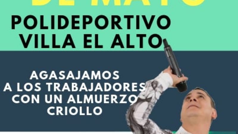 Fiesta del Día del Trabajador en El Alto