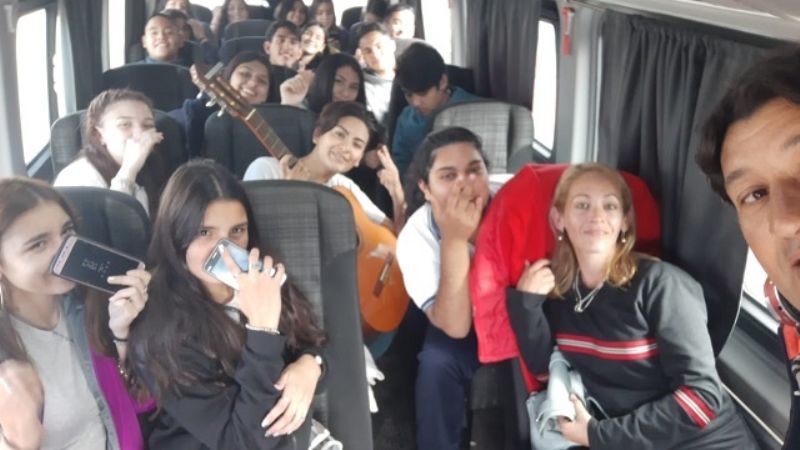 Alumnos del CPIC peregrinan al Paraje El Suncho