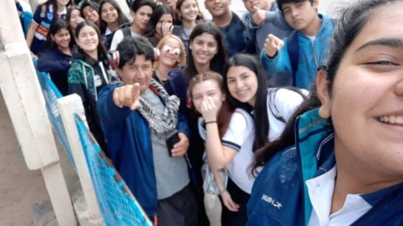 Alumnos del CPIC peregrinan al Paraje El Suncho
