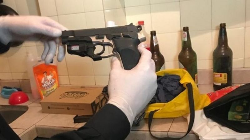 Identificaron el arma con la que asesinaron a Yadón e hirieron a Olivares