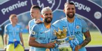 AGÜERO Y OTAMENTI, los campeones argentinos en la Premier con el City. 
