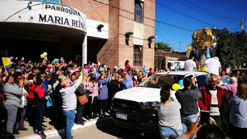 La Virgen del Valle ya arribó  a la Capital de Tucumán