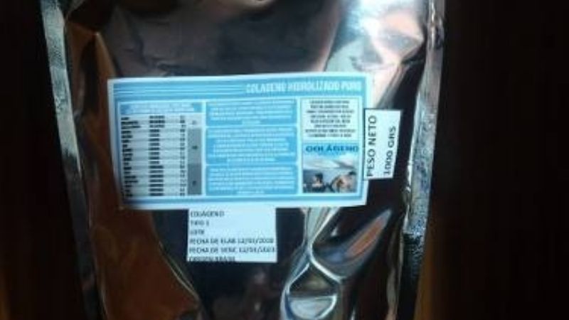 Prohíben la venta en todo el país de dos marcas de colágeno hidrolizado