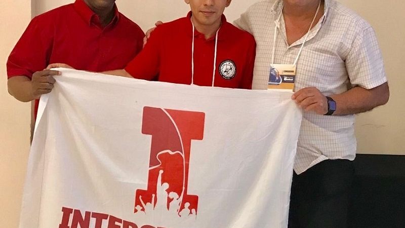 Brandán expuso en Congreso Internacional Sindical, en Brasil