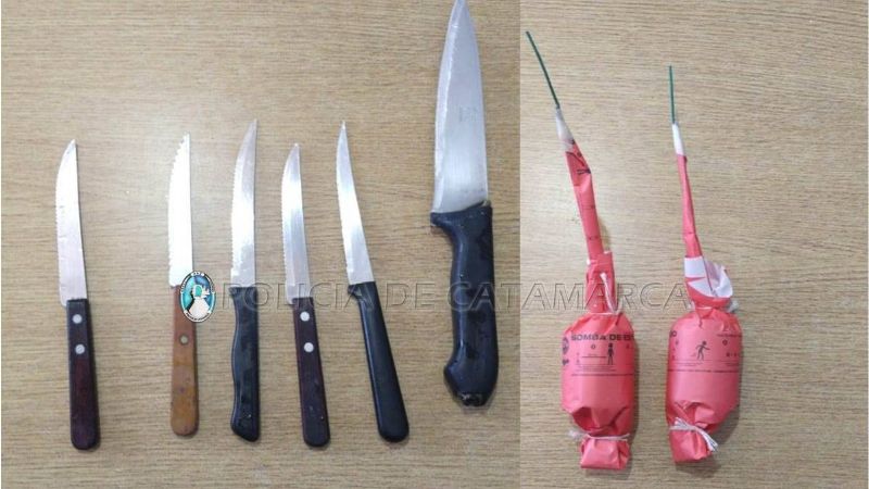 Arrestan a 47 hinchas de Güemes, y secuestran cuchillos y marihuana