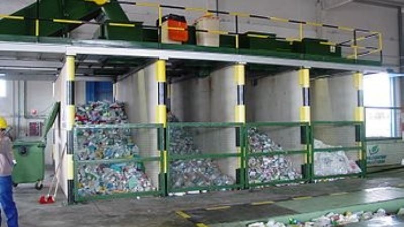 Protesta en la planta de tratamiento de residuos urbanos