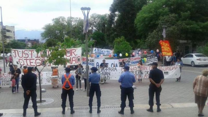 Marcha para pedir justicia por Diego Pachao