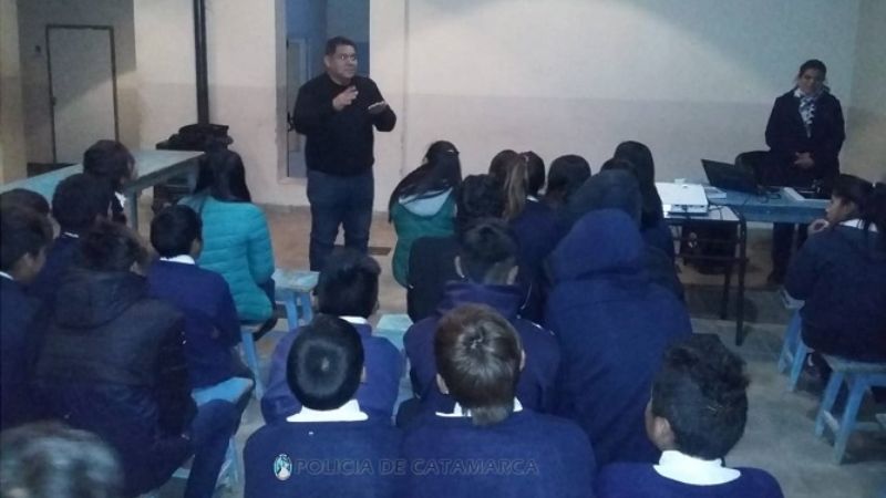 Drogas Peligrosas brindó charlas en Antofagasta de la Sierra