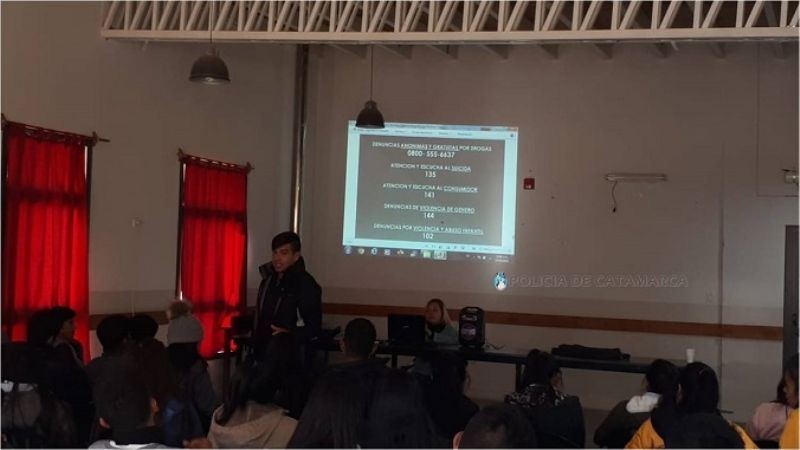 Drogas Peligrosas brindó charlas en Antofagasta de la Sierra