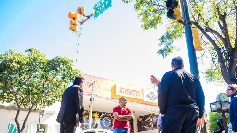 La avenida Virgen del Valle se sumó a la “onda verde”