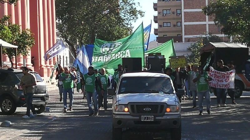 Movilización de ATE en contra del ajuste y los tarifazos