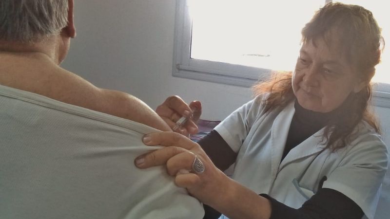 Vacunación en el Mercado de Abasto