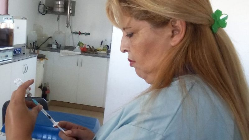 Vacunación en el Mercado de Abasto