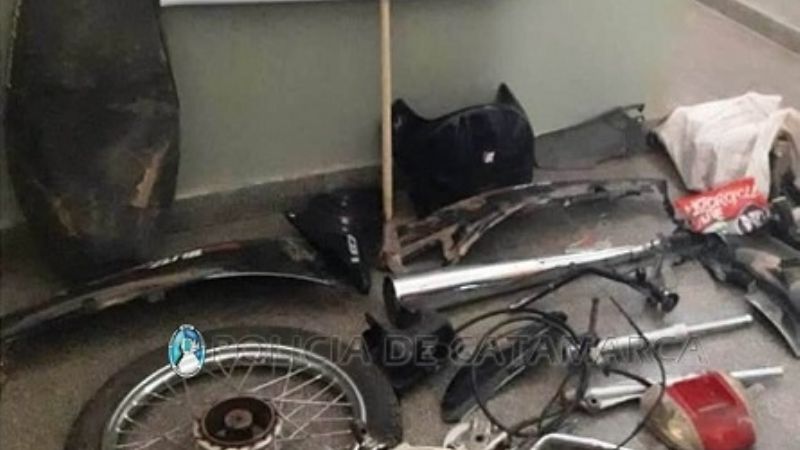 Recuperan motopartes