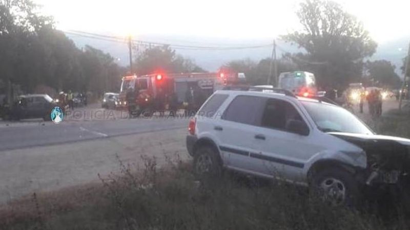 Violento accidente en Valle Viejo