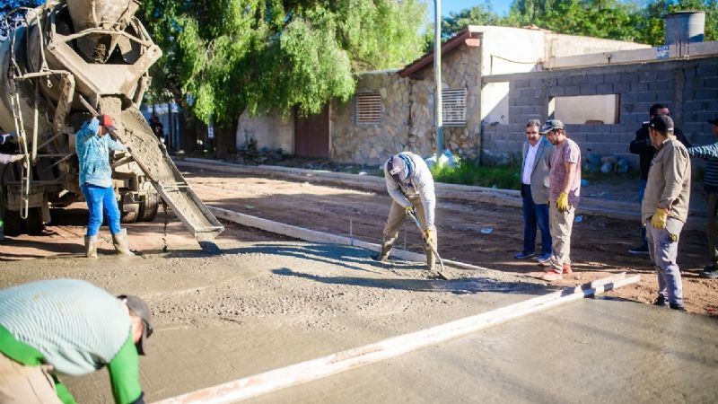 Avanzan las obras de infraestructura en el barrio Parque Norte